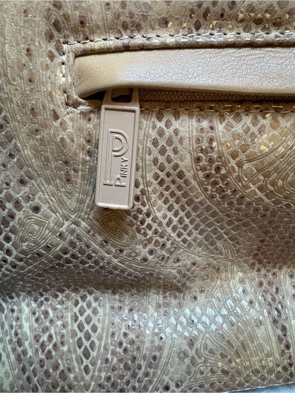 Bags by Pinky Vintage Snakeskin Leather Handbag - Picture 14 of 14